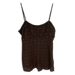 Babydoll Brown Tank